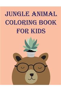 jungle animal coloring book for kids
