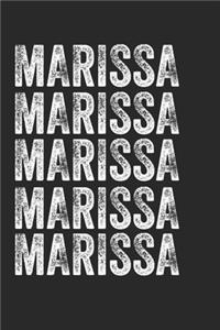 Name MARISSA Journal Customized Gift For MARISSA A beautiful personalized