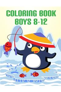 Coloring Book Boys 8-12