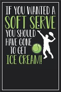 If you wanted a soft serve you should have gone to get Ice Cream