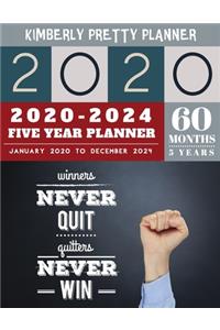 5 Year Planner 2020-2024