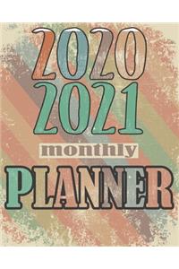 2020-2021 Monthly Planner