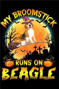 My Broomstick Run On Beagle