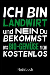 Ich bin Landwirt und nein du bekommst das Bio-Gemüse nicht kostenlos