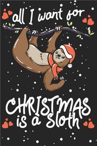 All I Want For Christmas Is A Sloth