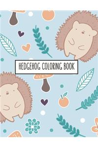 Hedgehog Coloring Book