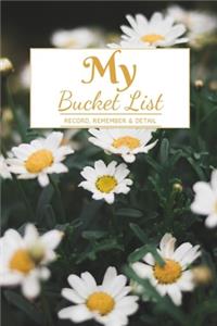 My Bucket List