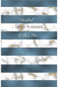 Undated Daily Planner for Women - To Do & Notes