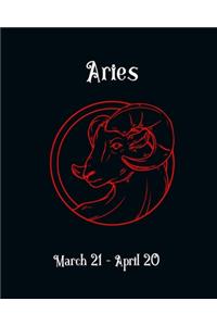 Aries 2020 Weekly Journal: The Ultimate Weekly Planner 8x10 136 pages just for Aries!