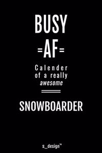 Calendar 2020 for Snowboarders / Snowboarder