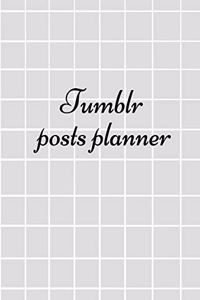 Tumblr posts planner