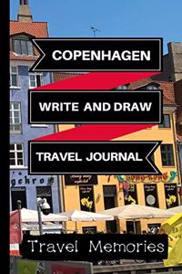 Copenhagen Write and Draw Travel Journal