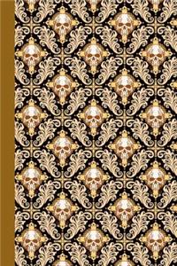 Sketchbook: Skulls (Mustard) 6x9 - Blank Journal with No Lines - Journal Notebook with Unlined Pages for Drawing and Writing on Blank Paper
