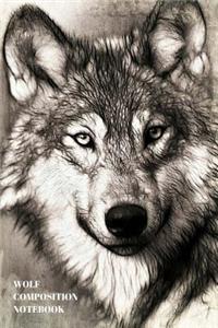 Wolf Composition Notebook