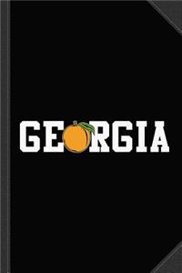 Georgia Peach Journal Notebook