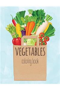 Vegetable Coloring Book