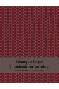 Hexagon Paper Notebook for Gaming