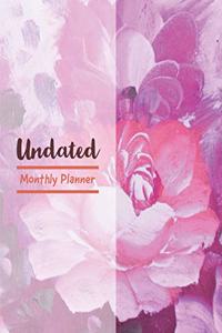 Undated Monthly Planner