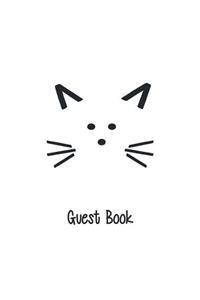 Cat Guest Book, Guests Comments, B&B, Visitors Book, Vacation Home Guest Book, Beach House Guest Book, Comments Book, Visitor Book, Holiday Home, Retreat Centres, Family Holiday Guest Book (Hardback)