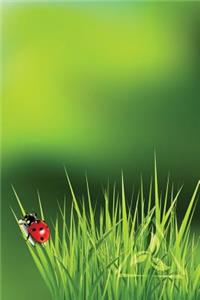 Ladybug Grass Any Day Planner Notebook