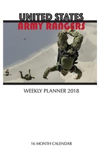 United States Army Rangers Weekly Planner 2018