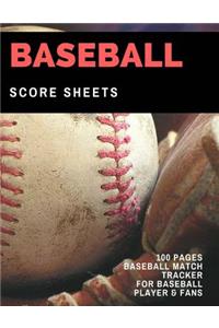 Baseball Score Sheet