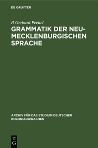 Grammatik Der Neu-Mecklenburgischen Sprache