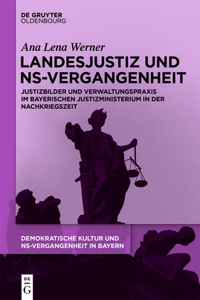 Landesjustiz Und Ns-Vergangenheit