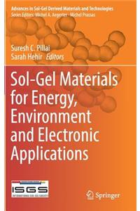 Sol-Gel Materials for Energy, Environment and Electronic Applications