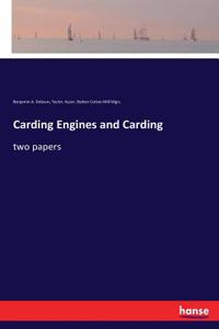 Carding Engines and Carding