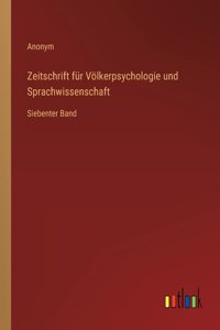 Zeitschrift für Völkerpsychologie und Sprachwissenschaft