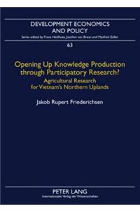 Opening Up Knowledge Production Through Participatory Research?
