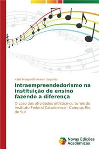 Intraempreendedorismo na instituição de ensino fazendo a diferença