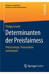 Determinanten der Preisfairness