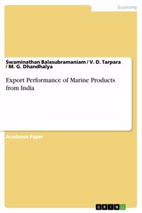 Export Performance of Marine Products from India