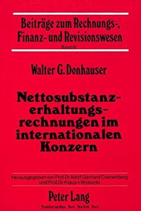 Nettosubstanzerhaltungsrechnungen im internationalen Konzern