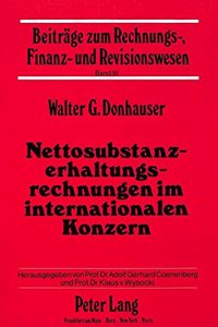 Nettosubstanzerhaltungsrechnungen im internationalen Konzern