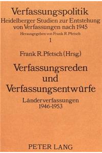 Verfassungsreden Und Verfassungsentwuerfe