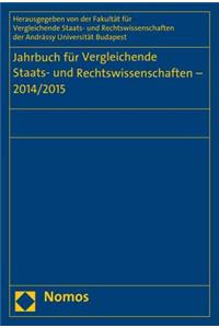 Jahrbuch Fur Vergleichende Staats- Und Rechtswissenschaften - 2014/2015