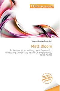 Matt Bloom