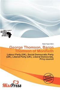 George Thomson, Baron Thomson of Monifieth