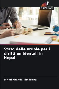 Stato delle scuole per i diritti ambientali in Nepal