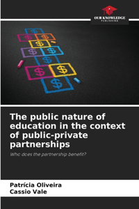 public nature of education in the context of public-private partnerships