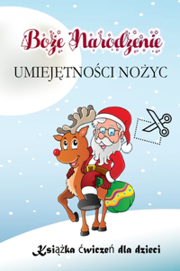Świąteczna książka dla dzieci z nożyczkami