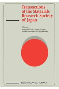 Transactions of the Materials Research Society of Japan