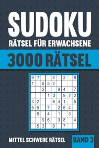3000 Sudoku Rätsel für Erwachsene