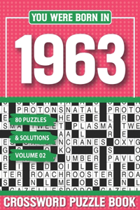 You Were Born In 1963 Crossword Puzzle Book