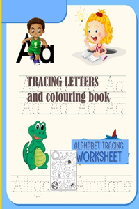 tracing letter & coloring book