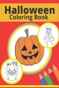 Happy Halloween coloring book