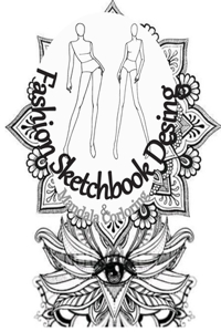 Fashion Sketchbook Desing & Mandala Coloring
